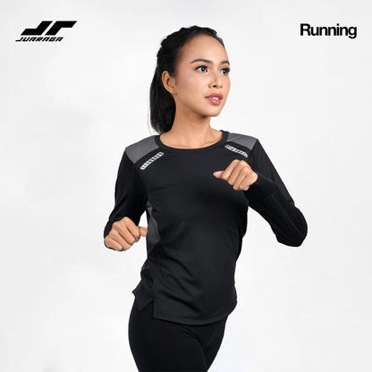 Juaraga Jersey Sport - Wanita JR Max - Hitam