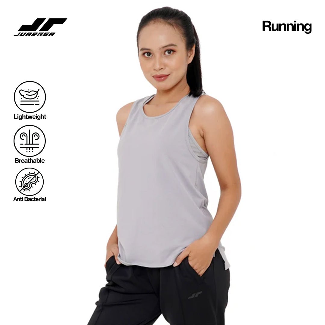 Juaraga Tank Top - Wanita JR Mild - Abu