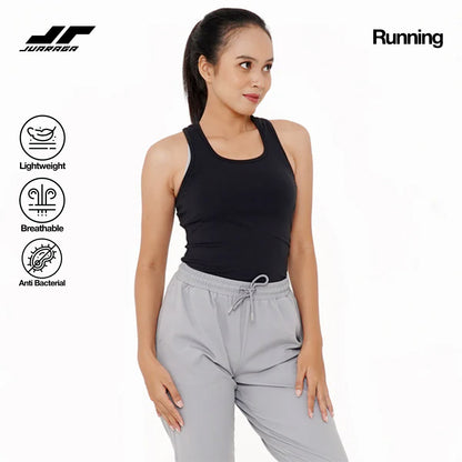 Juaraga Tank Top - Wanita JR Slim - Hitam