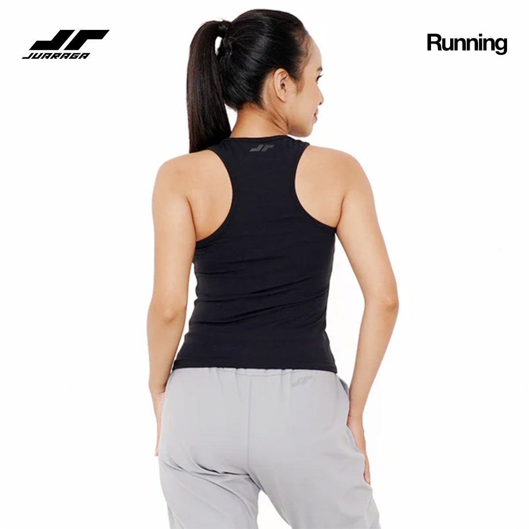 Juaraga Tank Top - Wanita JR Slim - Hitam