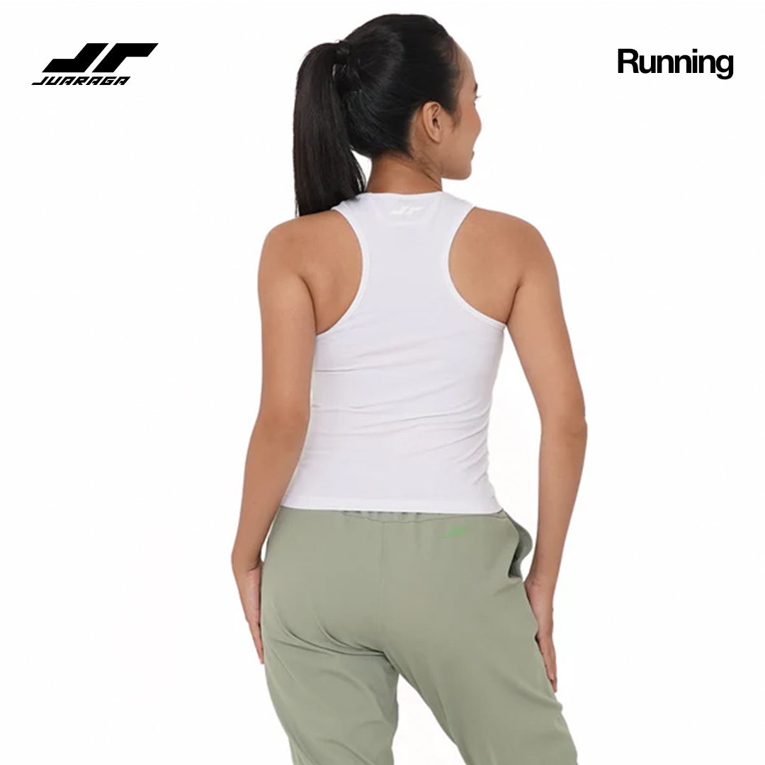 Juaraga Tank Top - Wanita JR Slim - Putih