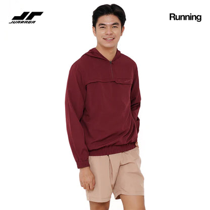 Juaraga Jaket Casual - Pria JR Supreme - Merah Maroon