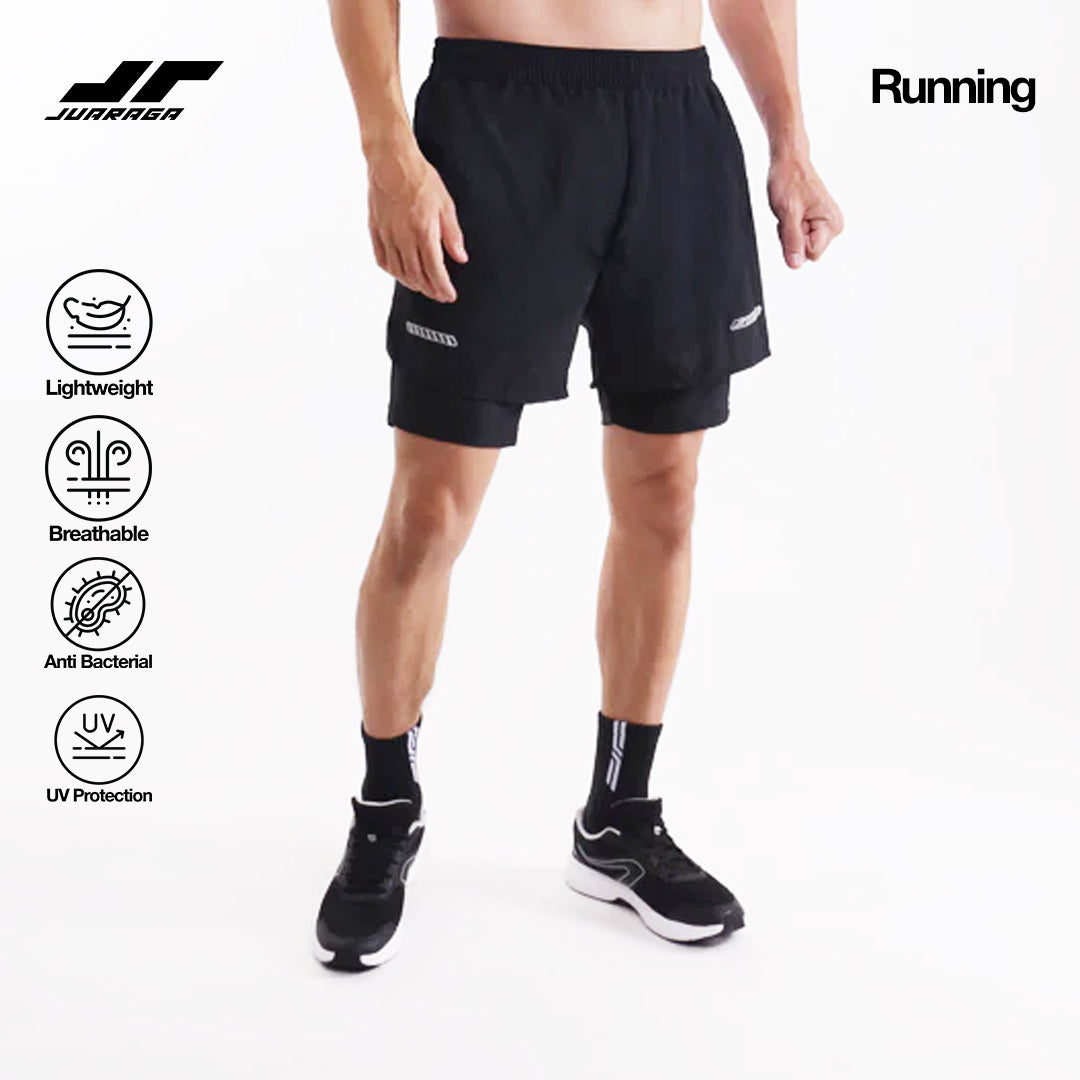 Juaraga Celana Pendek - Pria JR Ultimate - Hitam