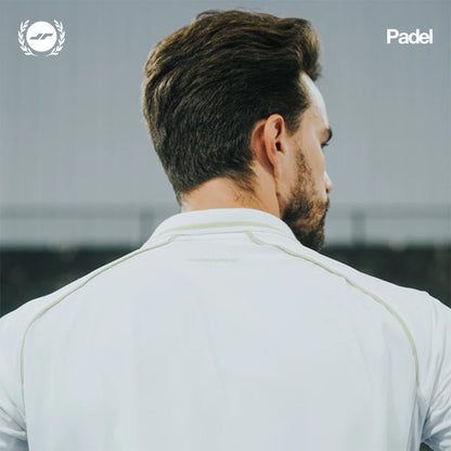 Juaraga Padel Axis Polo Shirt Jersey - White