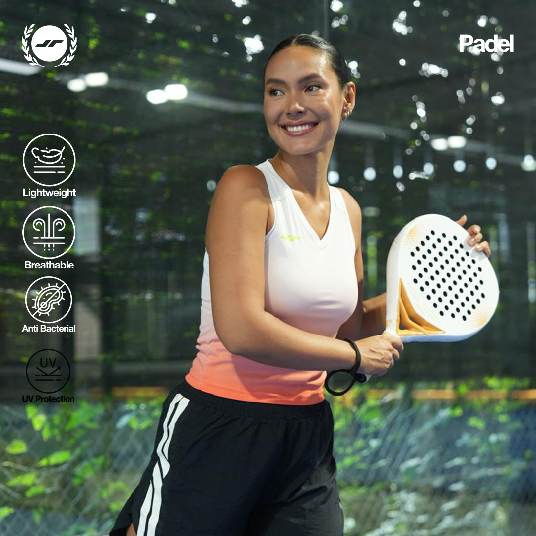 Juaraga Jersey Padel Women Ombre Sleeveless - Orange