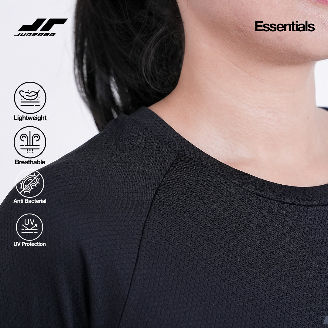 Juaraga Jersey Casual - Wanita JR Grind - Hitam