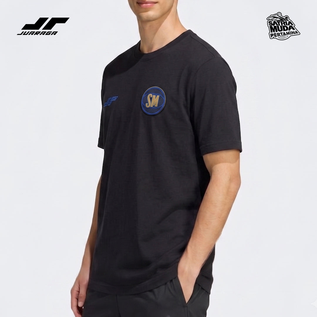 Juaraga Satria Muda T Shirt Spinball -  Black