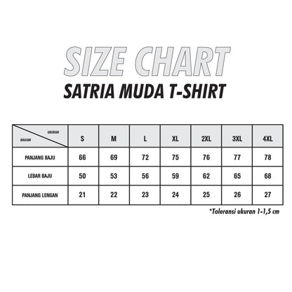 Juaraga Satria Muda T Shirt Spinball -  Black
