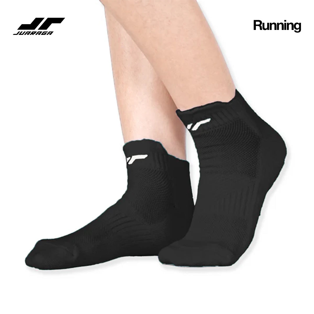Juaraga Kaos Kaki - JR Mid Cushion - Hitam