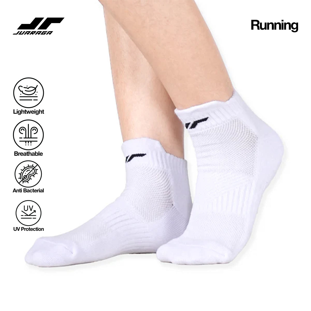 Juaraga Kaos Kaki - JR Mid Cushion - Putih