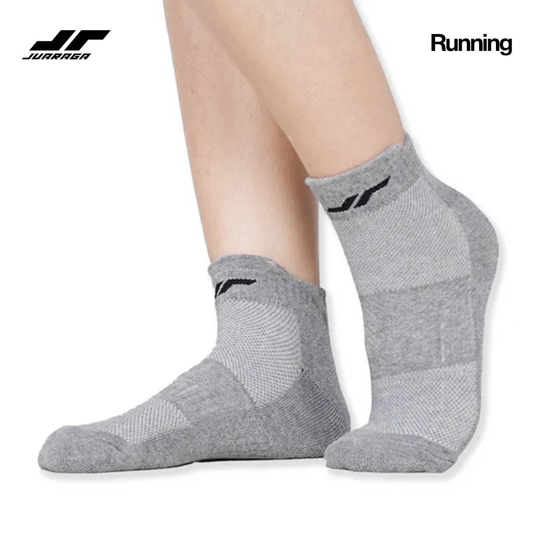 Juaraga Kaos Kaki - JR Mid Cushion - Abu
