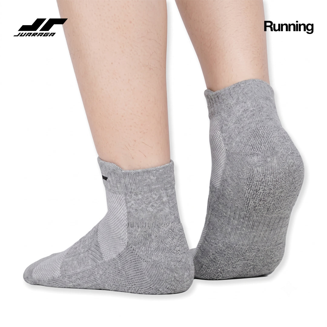 Juaraga Kaos Kaki - JR Mid Cushion - Abu