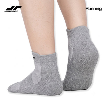 Juaraga Kaos Kaki - JR Mid Cushion - Abu