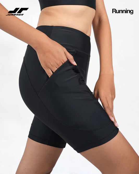Juaraga Legging Sport - Wanita JR Trail - Hitam