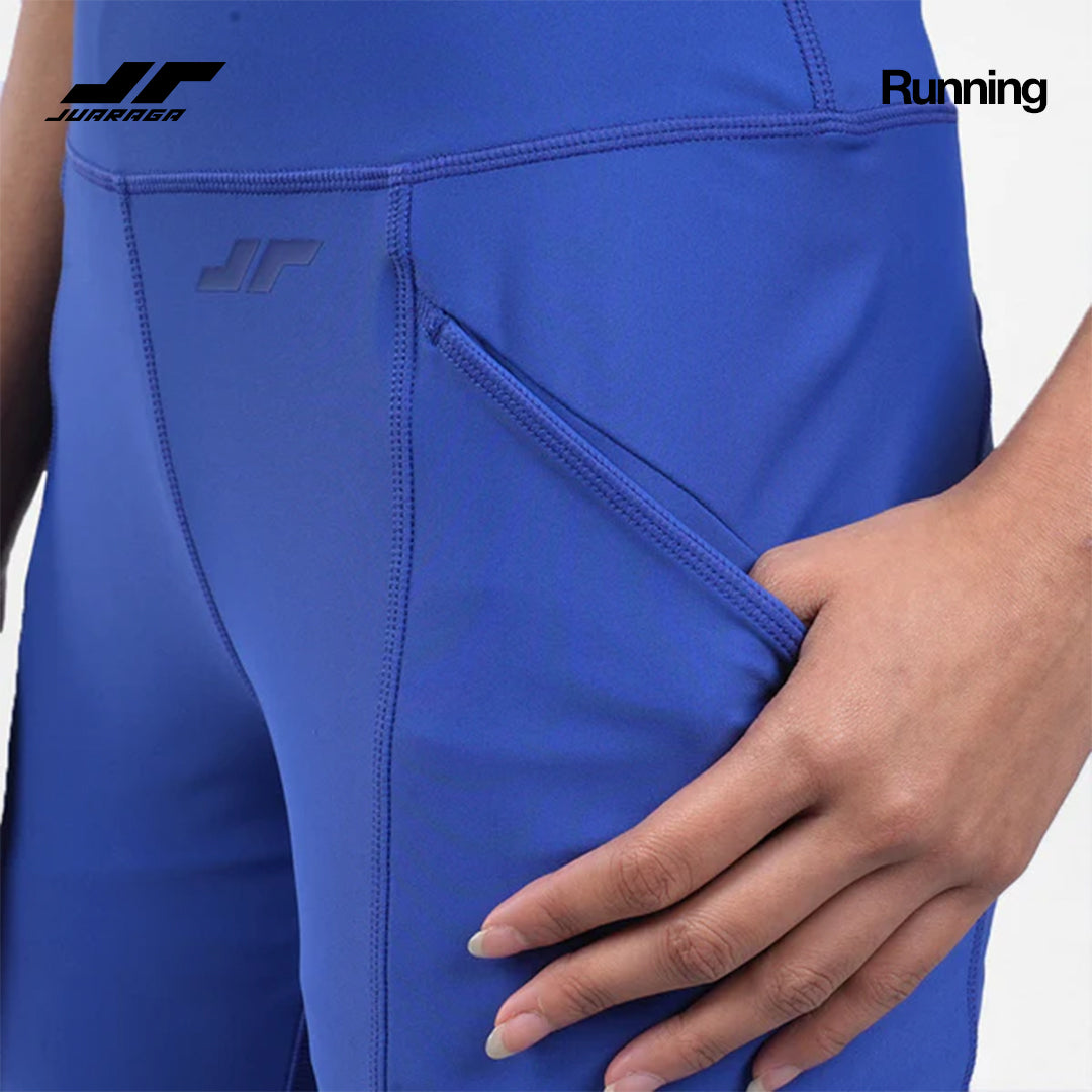 Juaraga Celana Legging - Wanita JR Trail - Biru Ultramarine