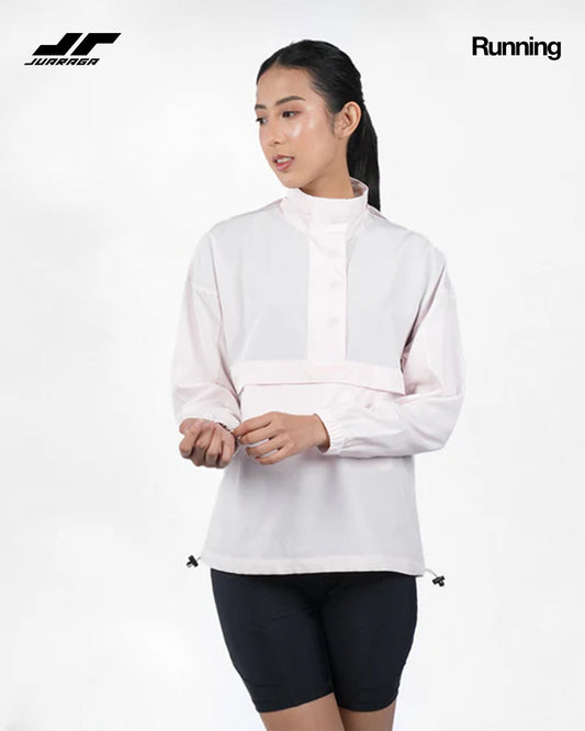 Juaraga Jaket Windbreaker - Wanita JR Wind - Baby Pink