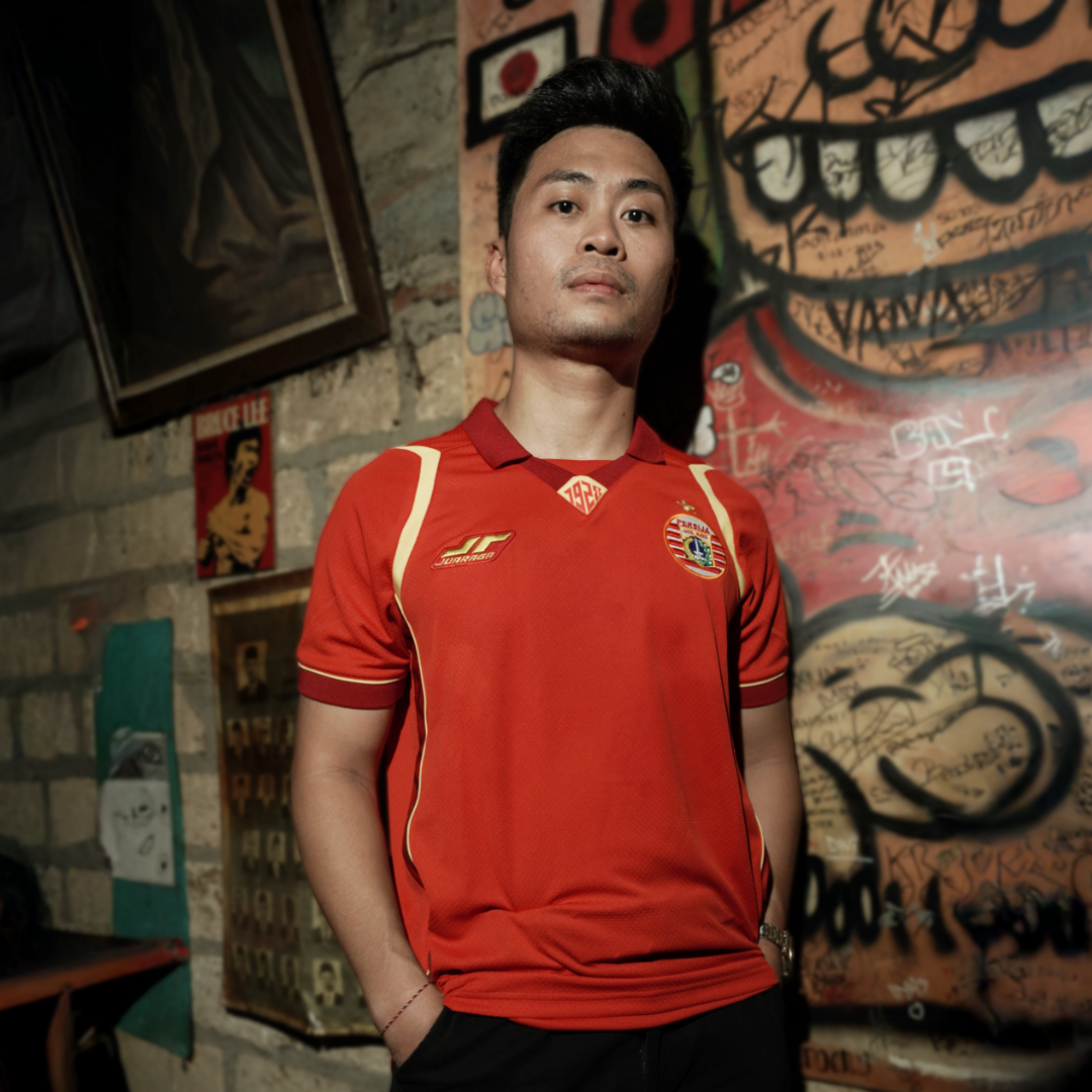 Official Merchandise - Juaraga Persija Jersey Stadium Version ShortSleeve Home 2025 - Merah
