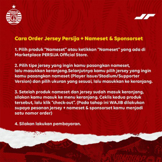Juaraga Nameset & Sponsorset Persija Hyperflex 2024