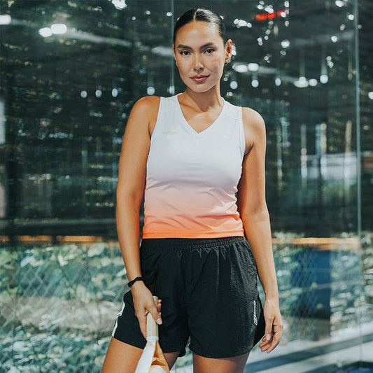 Juaraga Padel Ombre Sleeveless Orange Woman - Premium Quality