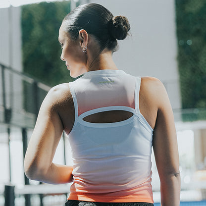 Juaraga Padel Ombre Sleeveless Orange Woman - Premium Quality