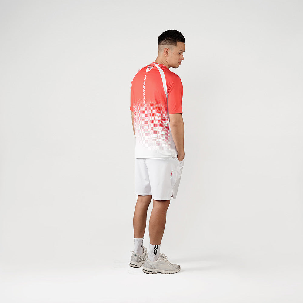 Juaraga Jersey Official Tim Nasional Padel Indonesia - Men - Red & White