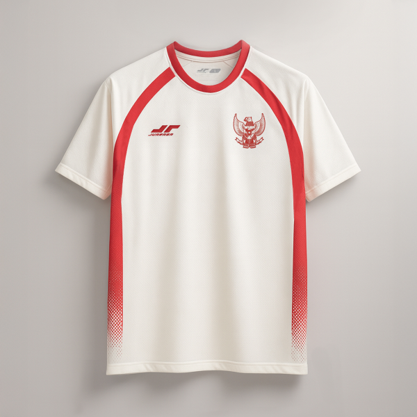 Juaraga Jersey Official Tim Nasional Padel Indonesia - Men - Red & White