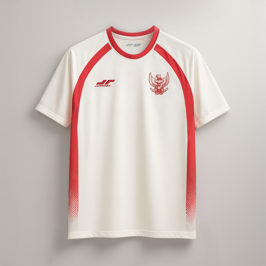 Juaraga Jersey Official Tim Nasional Padel Indonesia - Men - Red & White
