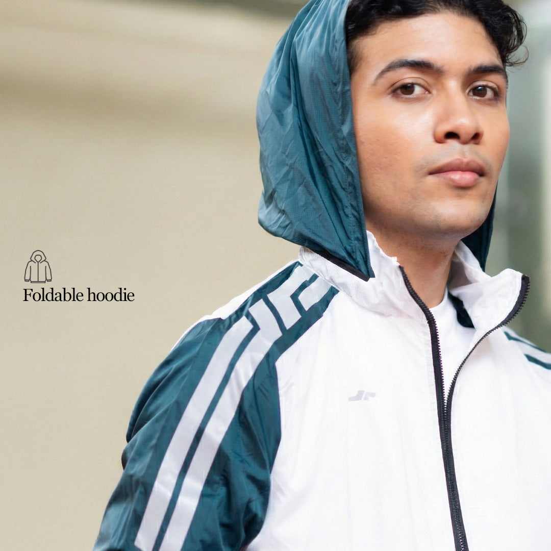 Juaraga JR Vast Jacket – Premium Sport Jacket Teal White Water Repellent Lightweight Active Lifestyle - Padel Collection 2026