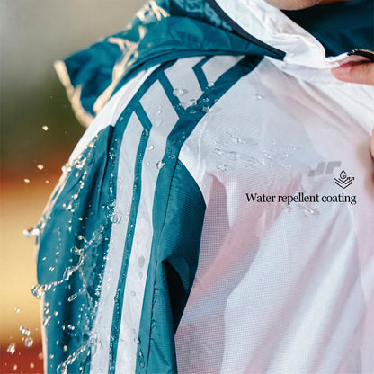 Juaraga JR Vast Jacket – Premium Sport Jacket Teal White Water Repellent Lightweight Active Lifestyle - Padel Collection 2026
