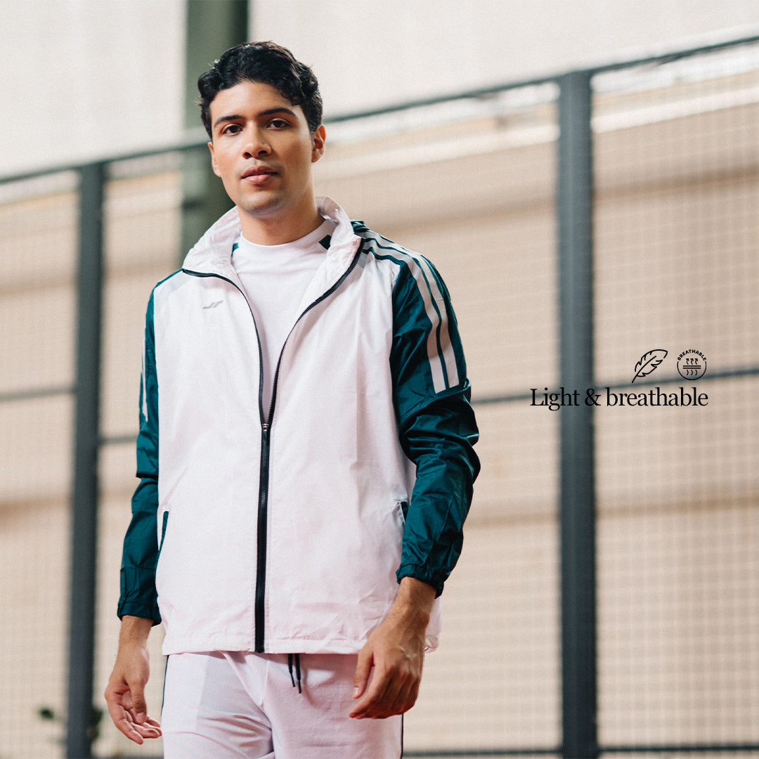 Juaraga JR Vast Jacket – Premium Sport Jacket Teal White Water Repellent Lightweight Active Lifestyle - Padel Collection 2026