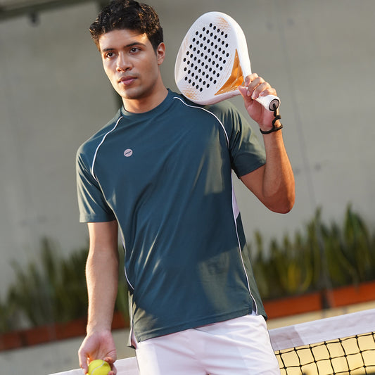 Juaraga JR Brio Jersey Teal – Performance Padel Jersey Raglan Anti UV Quick Dry - Padel Collection 2026