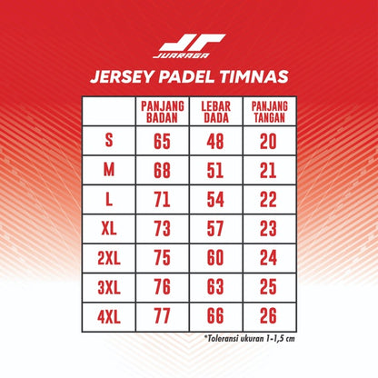 JERSEY TIMNAS PADEL MEN VOL 2