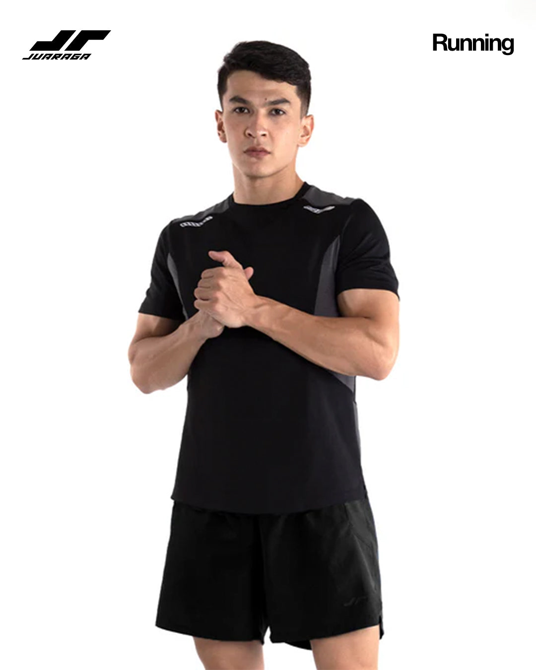 Juaraga Jersey Sport - Pria JR Max - Hitam