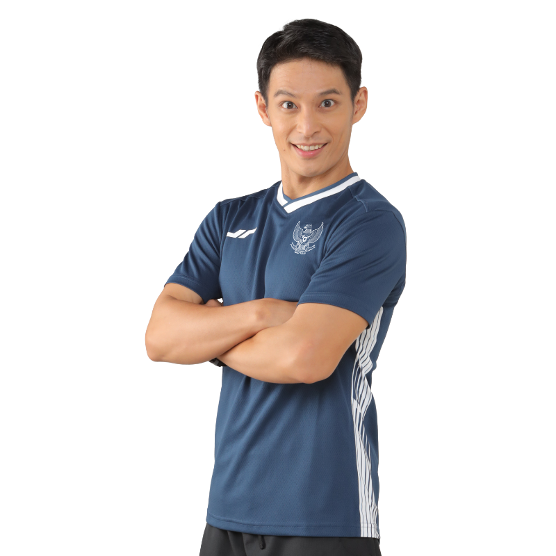 Juaraga Strike Jersey Bola Garuda - Navy