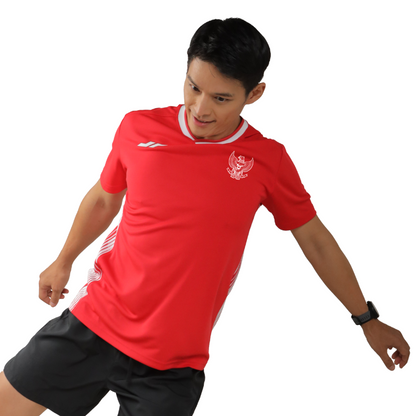 Juaraga Strike Jersey Bola Garuda - Merah