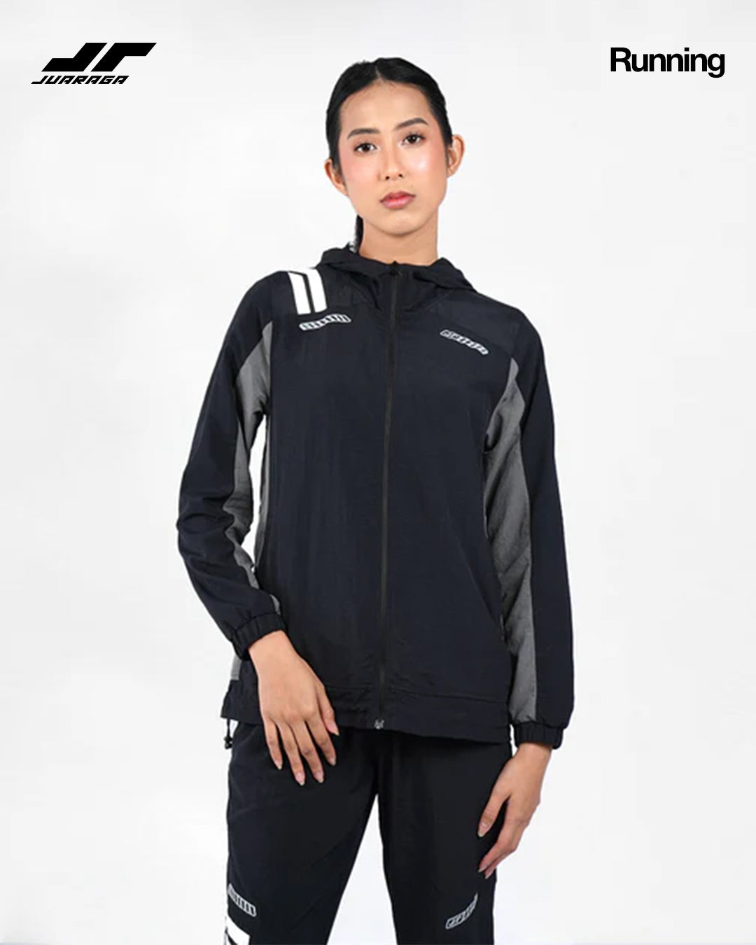 Juaraga Jaket Sport - Women JR Force - Hitam