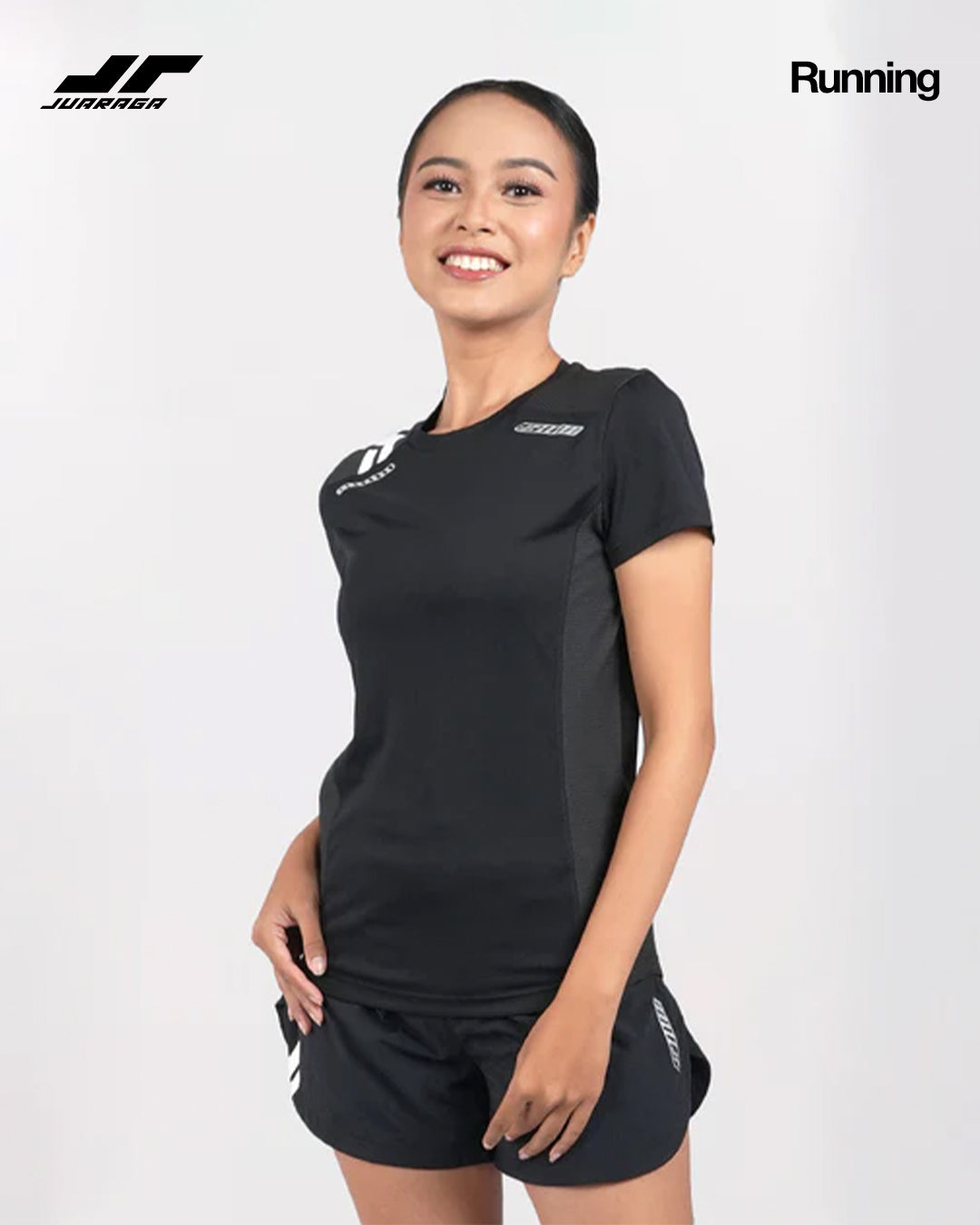 Juaraga Jersey Sport - Wanita JR Force - Hitam