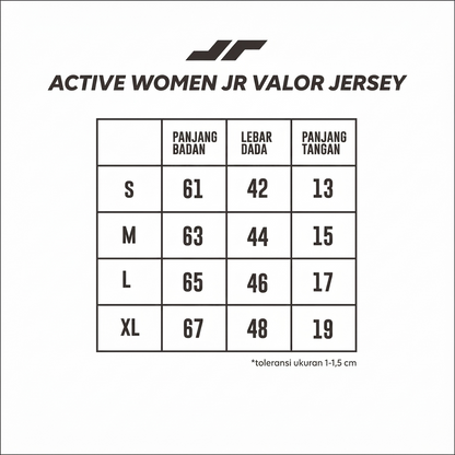 Juaraga Jersey Sport - Wanita JR Valor - Kuning