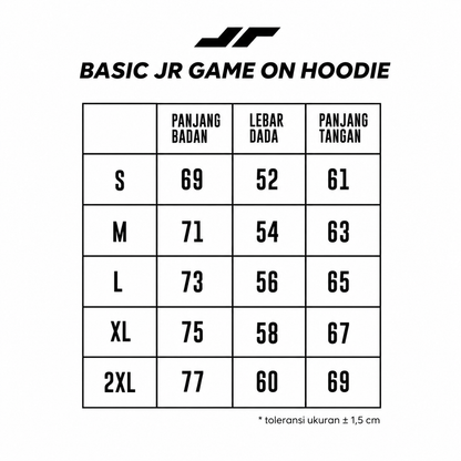 Juaraga Sweater Hoodie - JR Game On