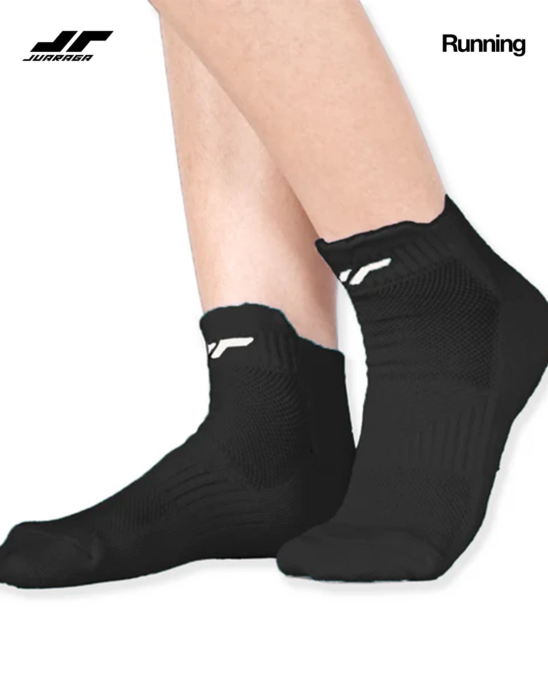 Juaraga Kaos Kaki - JR Mid Cushion - Hitam