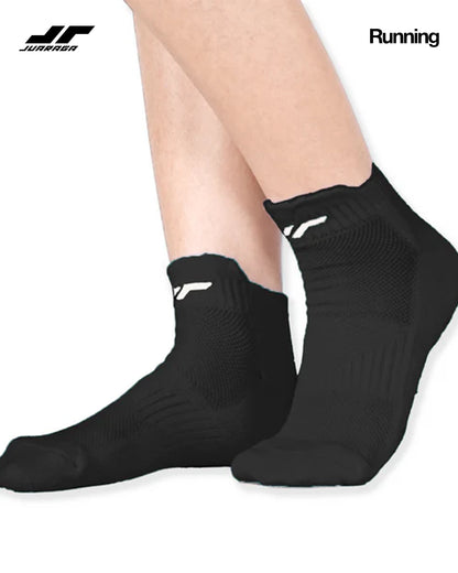 Juaraga Kaos Kaki - JR Mid Cushion - Hitam
