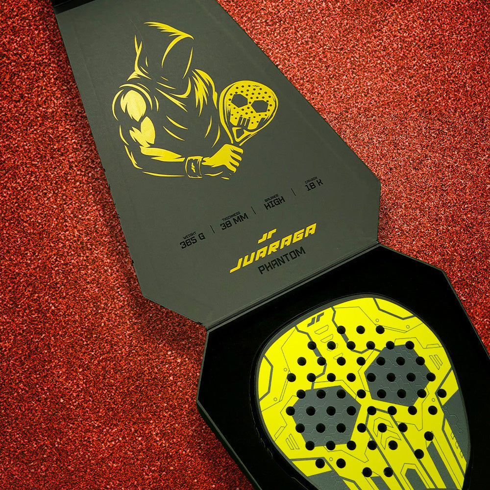 Raket Padel JUARAGA PHANTOM Carbon 18K - Pro Series
