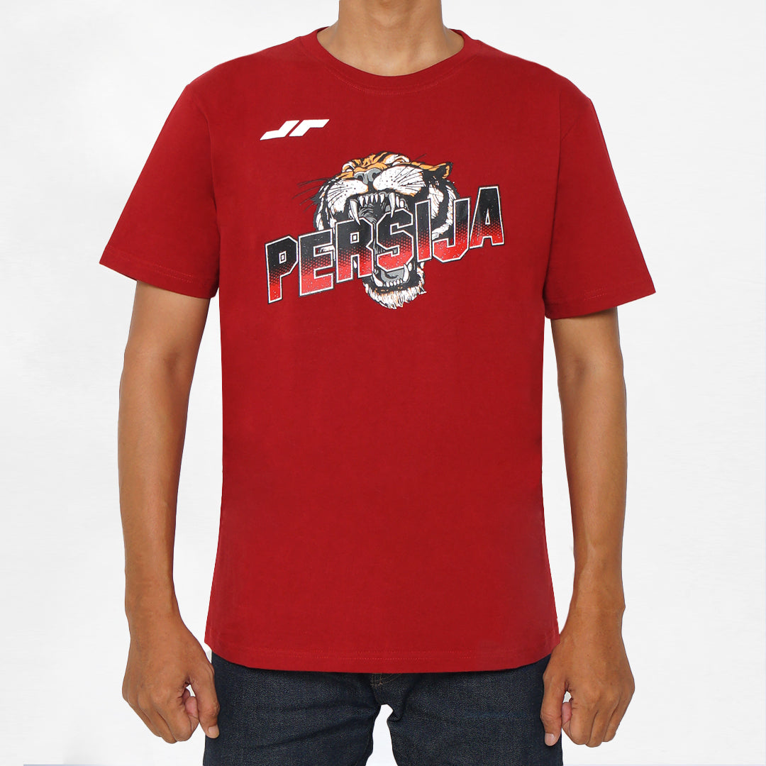 Juaraga Persija T-Shirt - 23 T-Shirt Tiger Bite - Merah Maroon