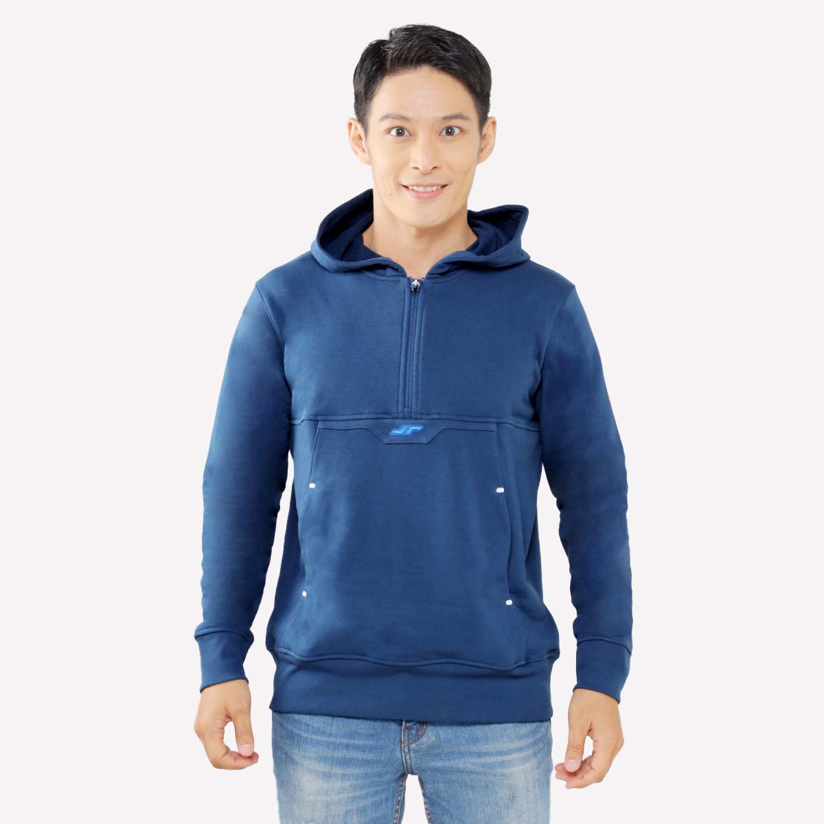 Juaraga Sweater Hoodie - JR Solid - Navy