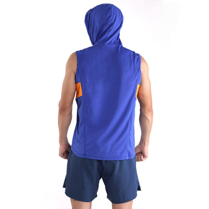 Juaraga Satria Muda Shooting Shirt Hoodie Basket 2023 - Biru