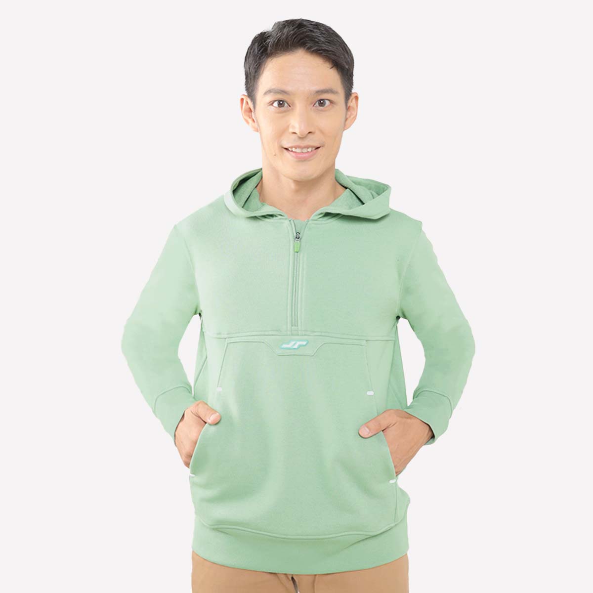 Juaraga Sweater Hoodie - JR Solid - Hijau Olive