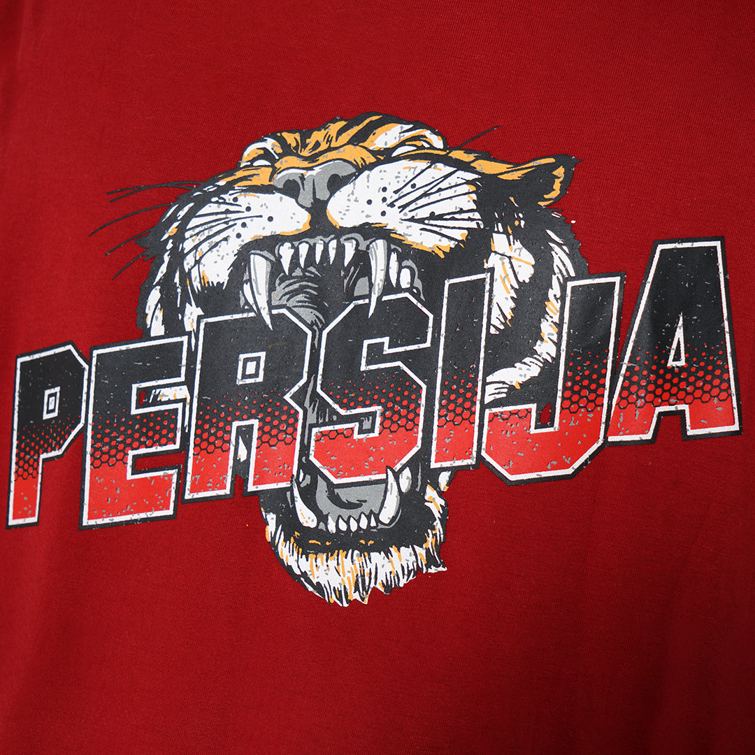 Juaraga Persija T-Shirt - 23 T-Shirt Tiger Bite - Merah Maroon