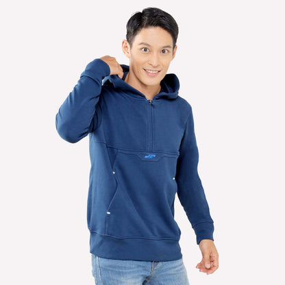 Juaraga Sweater Hoodie - JR Solid - Navy