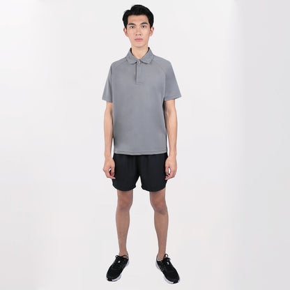 Polo Shirt Pria Dynamic Abu