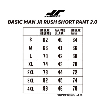Juaraga Short Pant Rush 2.0 Black